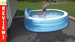 Inflatable Family Swim Lounge Pool Review and Unboxing