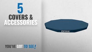 Top 10 Covers & Accessories [2018]: Intex 28030 Metal Frame Pool Cover, Dark Blue, 10 ft