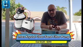 Intex Krystal Clear Sand Filter Pump