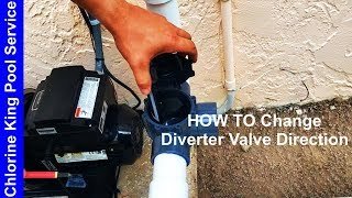 How To: Reverse/Rebuild Pentair 3 Way Diverter Valve - Chlorine King Pool Service