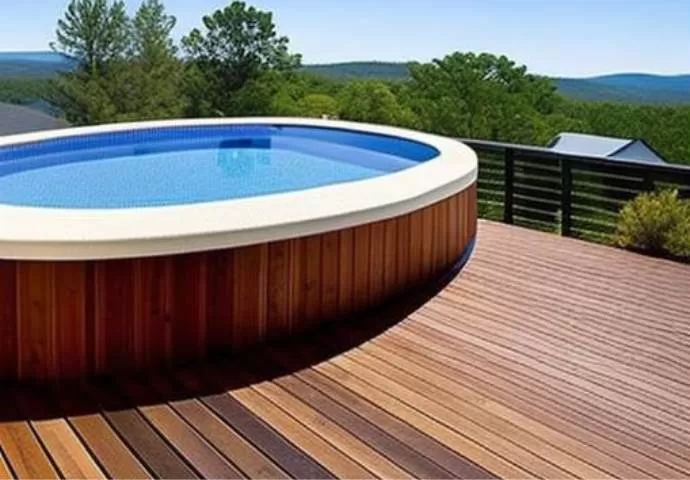 Above Ground Pool Deck Ideas on a Budget