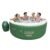 Intex PureSpa Bubble Massage 4 Person Capacity Puncture Resistant Inflatable Outdoor