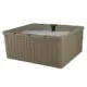 Essential Hot Tubs 14-Jet Newport Hot Tub, Seats 3-4, Cobblestone