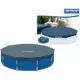 Intex Round Metal Frame Pool Cover, Blue, 10 ft