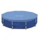 Intex Round Metal Frame Pool Cover, Blue, 15 ft