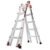 Vinyl Works A Frame Ladder with Barrier for Swimming Pools 48 to 56″ Tall, Taupe